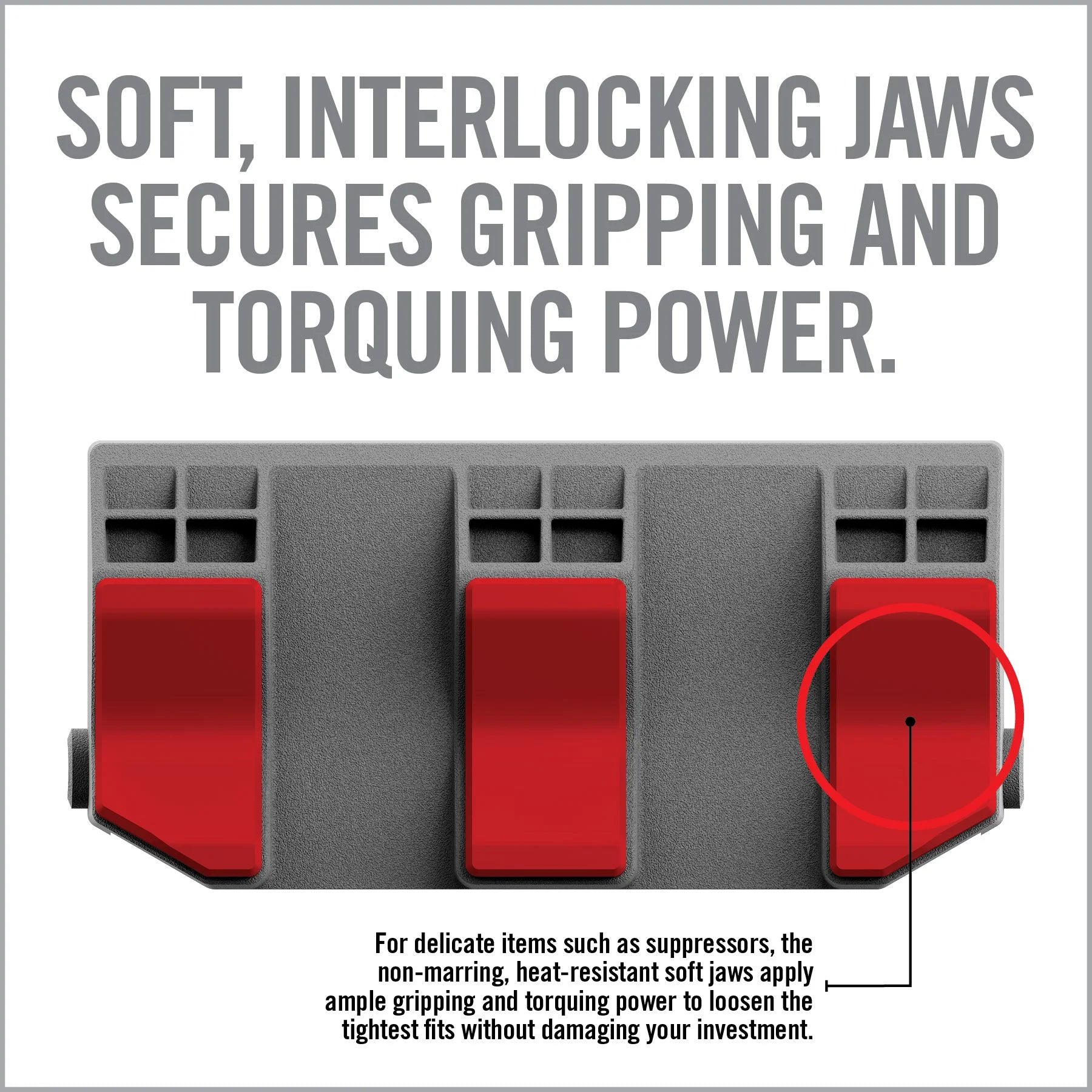 Real Avid Smart-Jaws™ – Tube-Fit™ Sleeves for Master Gun Vise® AVSFJPF - Shooting Accessories